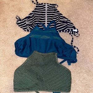 3 halter swimsuit tops